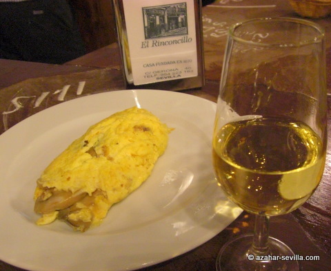 rinconcillo mushroom omelette