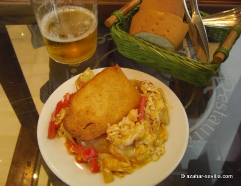 becerrita revuelto gambas