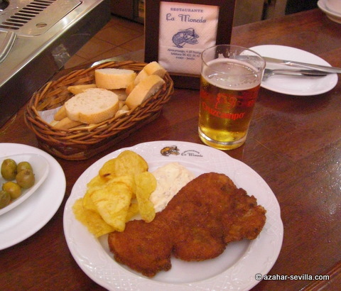 breaded swordfish