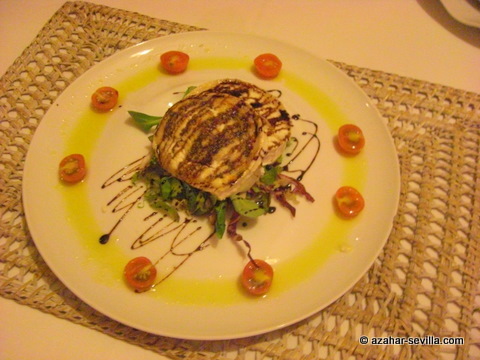 la sal warm goat cheese salad