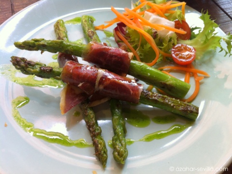 duquesita asparagus jamon